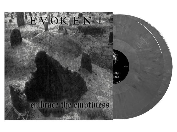EVOKEN - Embrace The Emptiness 2-LP Silver/Black Marble Vinyl