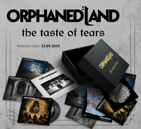 ORPHANED LAND - The Taste of Tears – Luxurious Black Box Embossed in Gold with magnet (Limited to 500 copies)