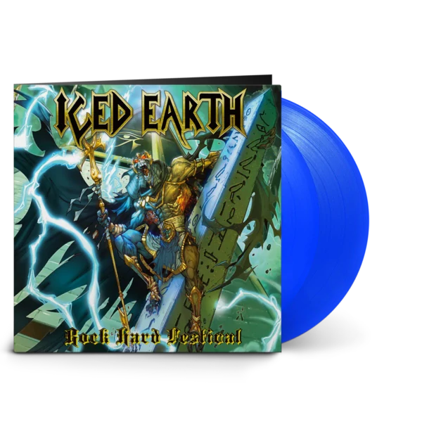 ICED EARTH - Rock Hard Festival – Double Gatefold Transparent Blue Vinyl (Limited to 500 copies)