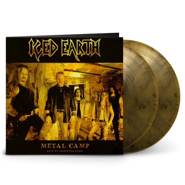ICED EARTH - Metal Camp – Double Gatefold Marbled Gold Vinyl (Gold Mirror Foil Printed Gatefold – Limited to 500 copies)