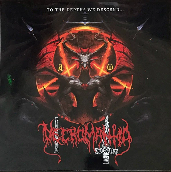 NECROMANTIA - To The Depths We Descend… – Limited Black/Oxblood w/ Gold Splatter Vinyl