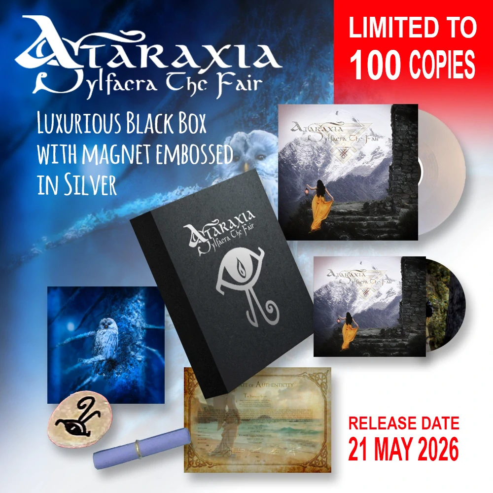 ATARAXIA - Sylfaera the Fair – Luxurious Box embossed in Silver with magnet (Limited to 100 copies)
