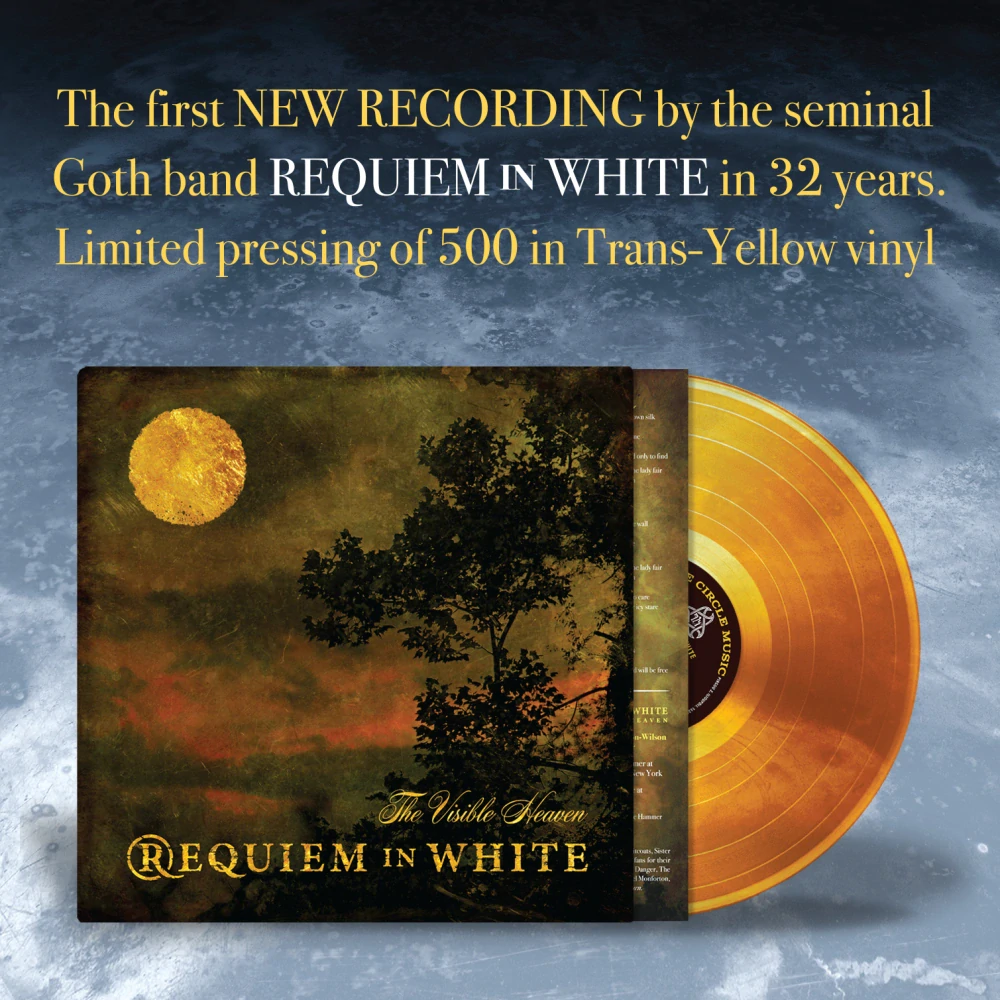 REQUIEM IN WHITE - The Visible Heaven – Limited Transparent Yellow Vinyl with printed inner sleeve (500 copies)