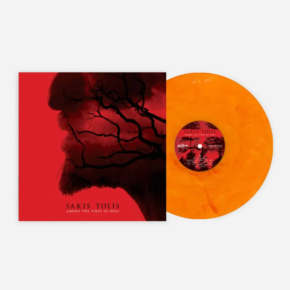 SAKIS TOLIS - Among the fires of hell LP orange marble