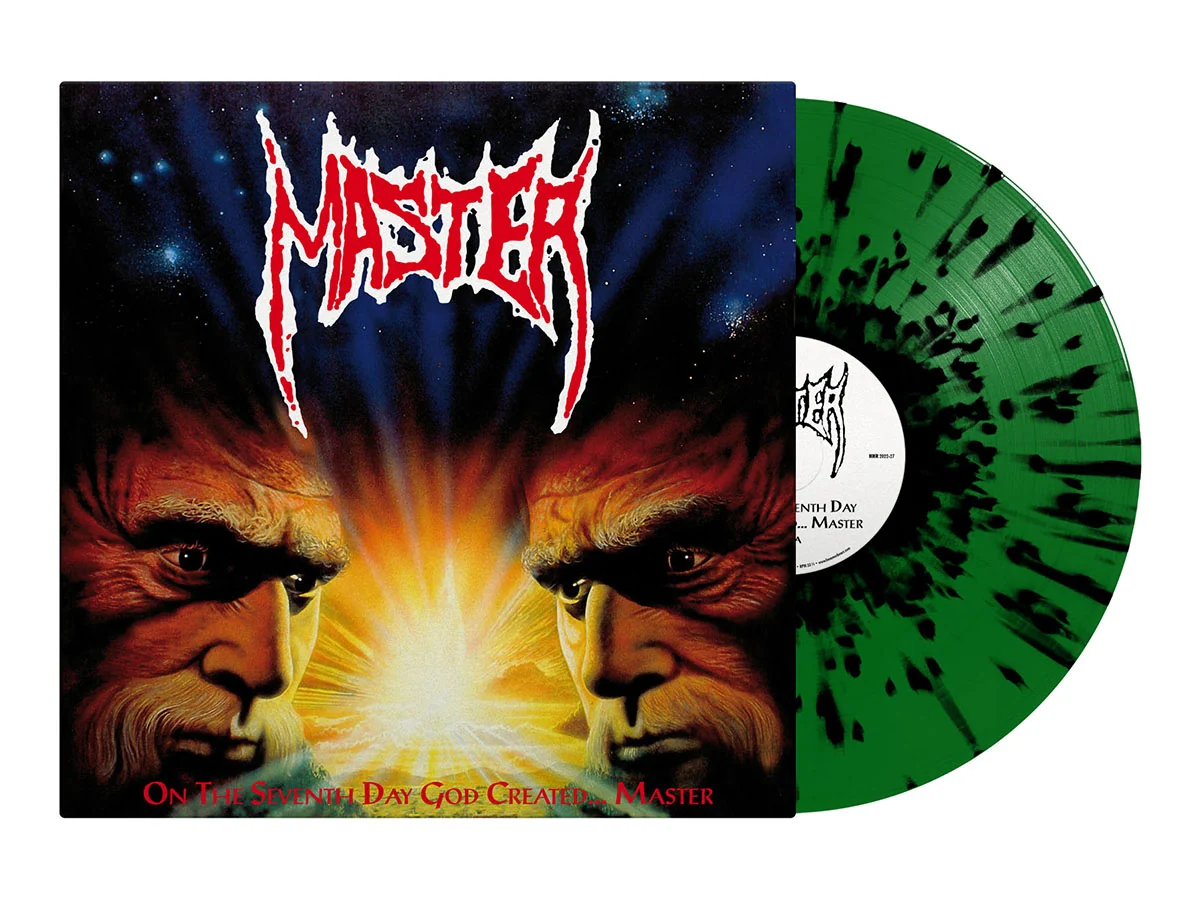 MASTER - On The Seventh Day God Created... Master LP (Transparent Green/Black Splatter Vinyl)