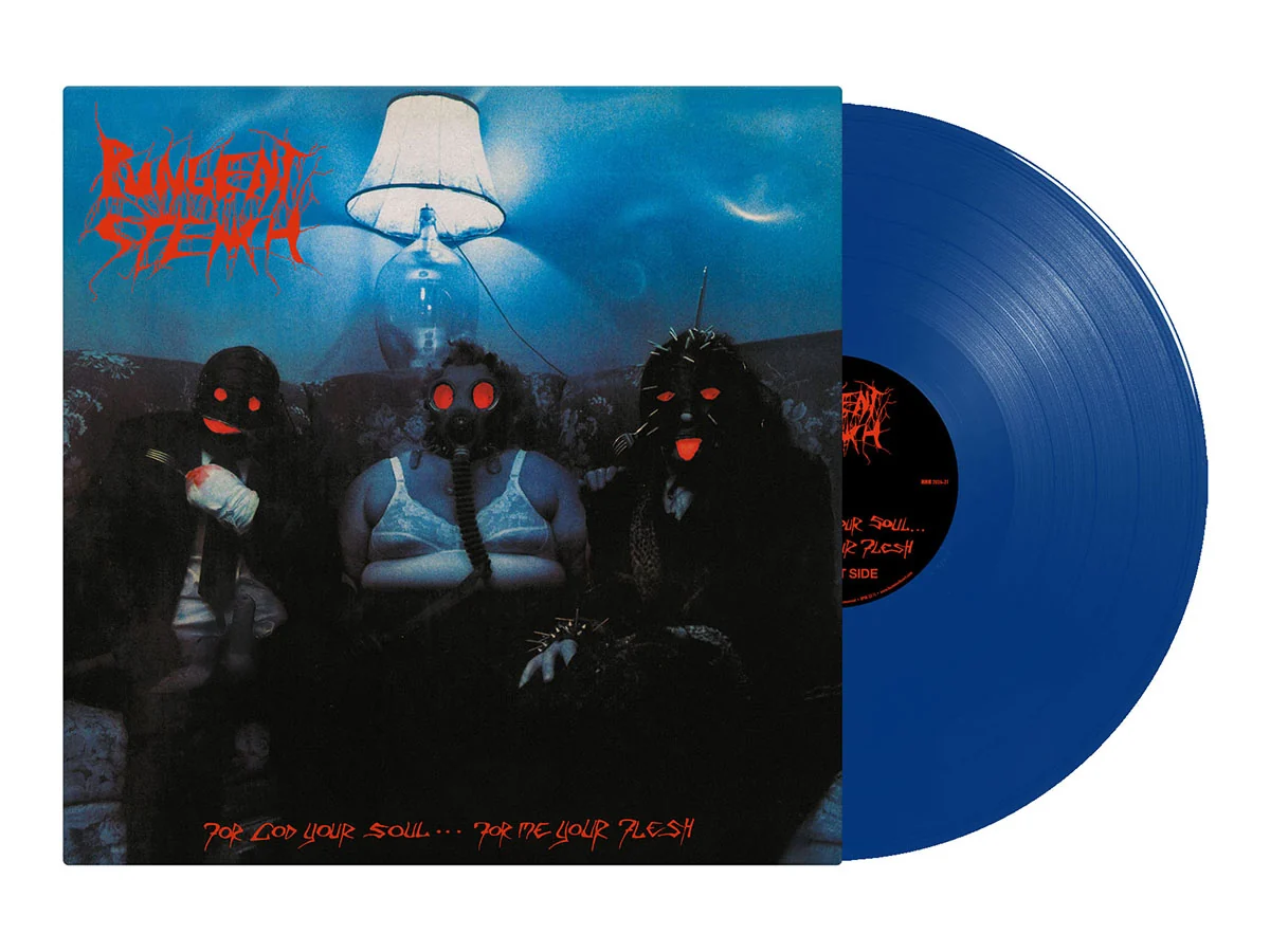 PUNGENT STENCH - For God Your Soul... For Me Your Flesh (Redux) LP (Transparent Blue Vinyl)
