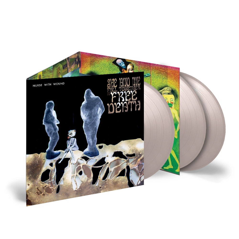NURSE WITH WOUND - Me And She Fall Together In Free Death – Limited Luxurious Triple Silver Vinyl in Triple Gatefold (300 copies)