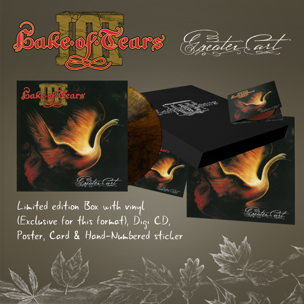 LAKE OF TEARS - Greater Art – Limited Luxurious Box Embossed in Silver with Magnet (500 copies)