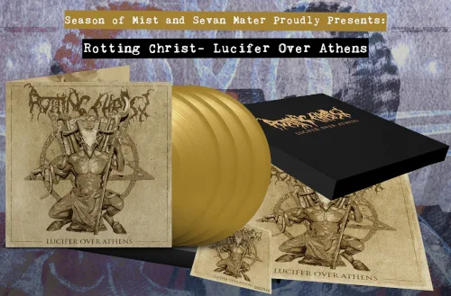 ROTTING CHRIST - Lucifer Over Athens – Deluxe Box Edition Embossed in Gold (Limited to 110 copies)