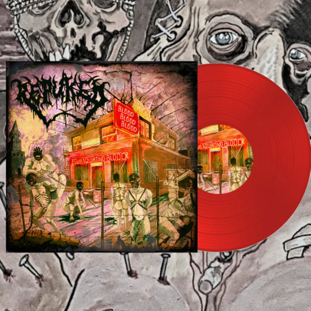 REPUKED - Club Squirting BloodLP (Lim. 250 Transparent red vinyl w/double sided insert)