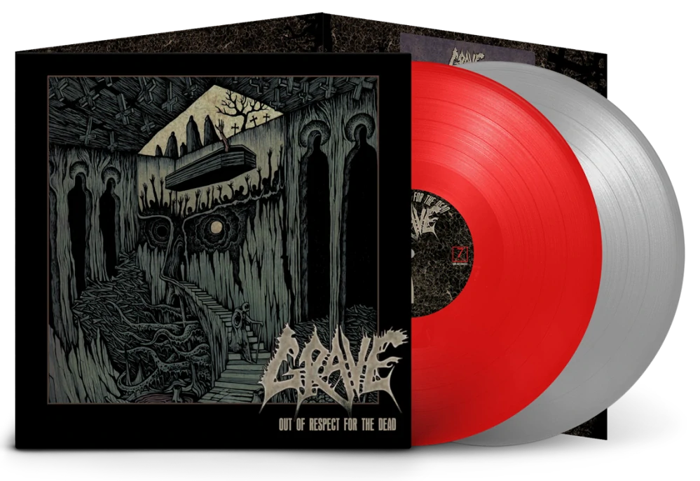 Grave - Out Of Respect For The Dead Red Vinyl in Luxurious Triple Gatefold (Limited to 500 copies)