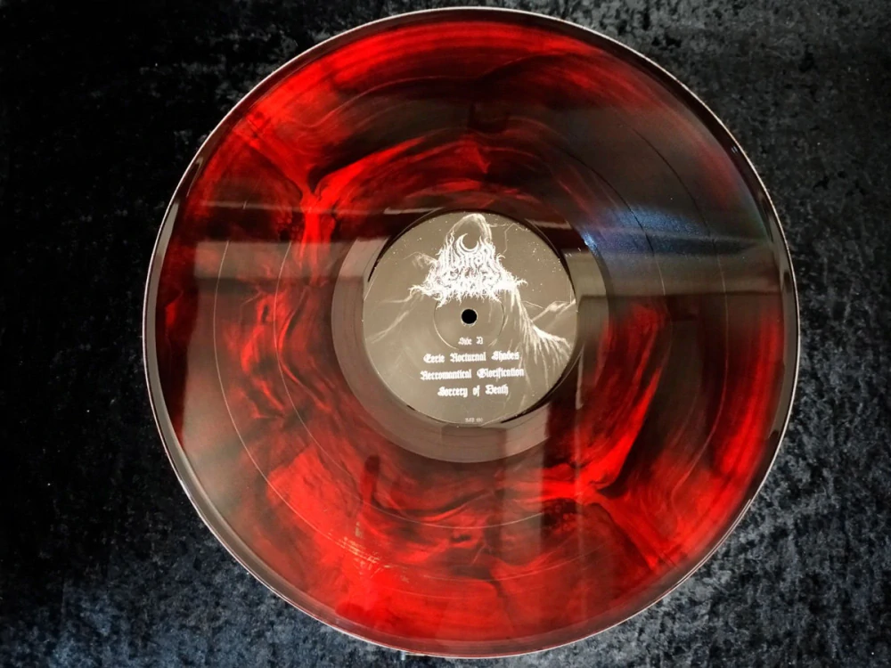 LUNAR SPELLS - Sacraments of necromantical empires LP red black galaxy