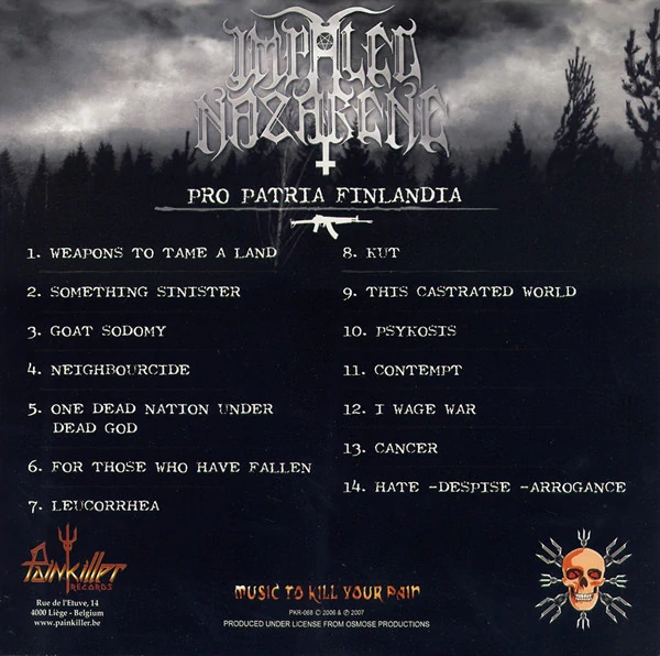 IMPALED NAZARENE - Pro Patria Finlandia LP picture 2007