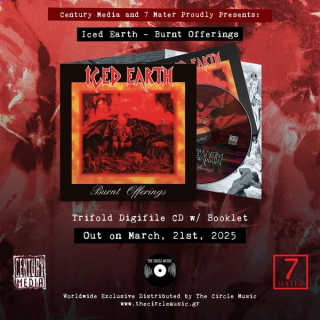 ICED EARTH - Burnt Offerings CD in Luxurious Triple 7? Vinyl Gatefold (Limited to 1.000 copies)