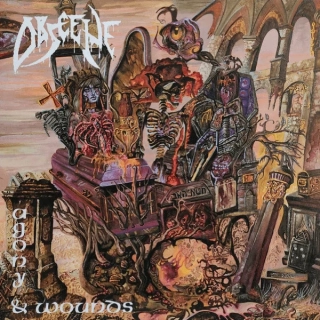 OBSCENE - Agony & Wounds LP (Violet Vinyl)