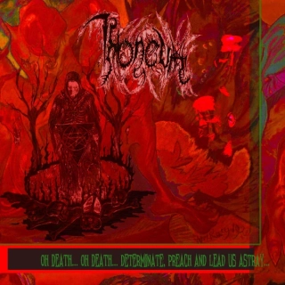 THRONEUM - Oh Death?.?.?. Oh Death?.?.?. Determinate, Preach and Lead Us Astray?.?.?. LP green orange splatter