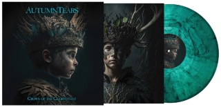 AUTUMN TEARS - Crown of the Clairvoyant – Transparent Marbled Turquoise & Black LP with 12 pages booklet (Limited to 250 copies)