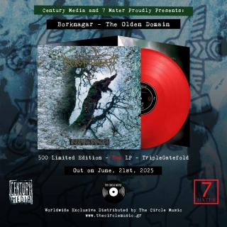 BORKNAGAR - The Olden Domain – Red LP in Deluxe Triple Gatefold (limited to 500 copies)