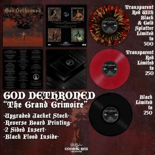 GOD DETHRONED - Grand Grimoire The (Red Splatter Vinyl LP)