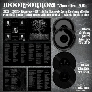 MOONSORROW - Moonsorrow – Jumalten Aika 2LP Gatefold black grey swirl