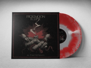 FROSTMOON ECLIPSE - As Time Retreats LP Opaque Red / Grey Swirl LP)