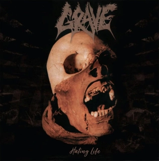 GRAVE - Hating life LP bone 