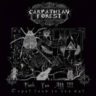 CARPATHIAN FOREST - Fuck you all LP crystal clear