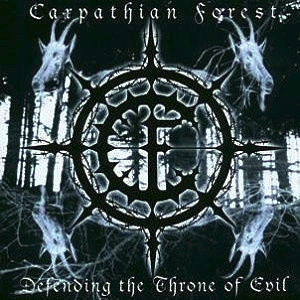 CARPATHIAN FOREST - Defending the throne of evil LP oxblood