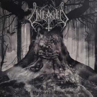 UNLEASHED - As Yggdrasil trembles LP white black marble