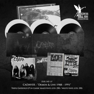 CADAVER - Demos a Live 1988-1991 3LP white