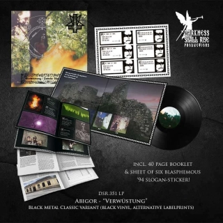 ABIGOR - Verwüstung / Invoke The Dark Age LP black