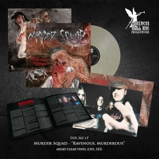 MURDER SQUAD - Ravenous Murderous LP milky clear