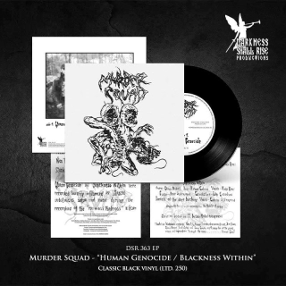 MURDER SQUAD -Human Genocide / Blackness Within 7? EP black