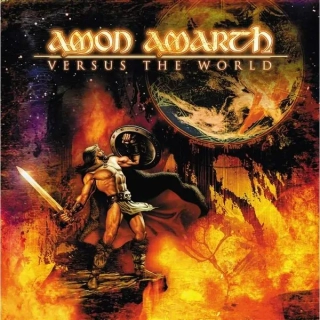 AMON AMARTH - Versus the World LP CRIMSON RED MARBLED