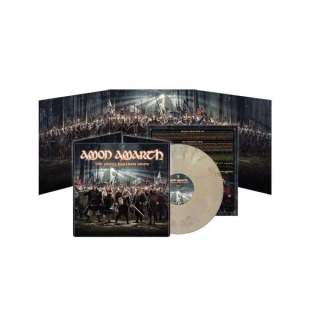 AMON AMARTH - The Great Heathen Army LP FUR OFF WHITE MARBLE