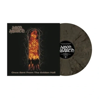 AMON AMARTH - Once Sent from the Golden Hall LP SMOKE GREY MARBLED