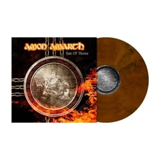 AMON AMARTH - Fate of Norns LP OCHRE BROWN MARBLED