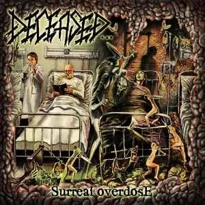 DECEASED - Surreal Overdose Coke Bottle Green / Bone LP (Limited to 700 copies)