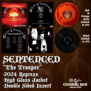 SENTENCED - The trooper orange red swirl ltd.500 ks