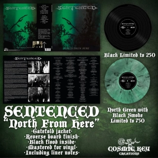 SENTENCED - North From Here smoke LP Gatefold (2024rp, lim 1000, 2 clrs)