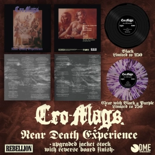 CRO MAGS - Near Death Experience LP splatter (2023RP, lim 1000, 2clrs)