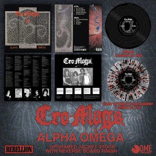 CRO MAGS - Alpha Omega LP black (2023RP, lim 1000, 2clrs)
