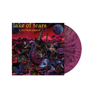 LAKE OF TEARS - A Crimson Cosmos Transparent Splatter Violet & Black Gatefold LP + 8 pages insert (Limited to 500 copies)